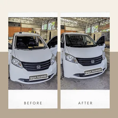 Hasil akhir pemasangan kaca mobil rapi dan bersih - Agus Kaca Mobil